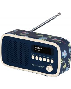 VQ Dexter Portable DAB+/FM Radio - Laura Ashley Elveden Navy